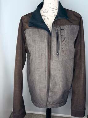 Cinch Men's Concealed Carry Bonded Color Block Softshell Jacket MWJ1538001